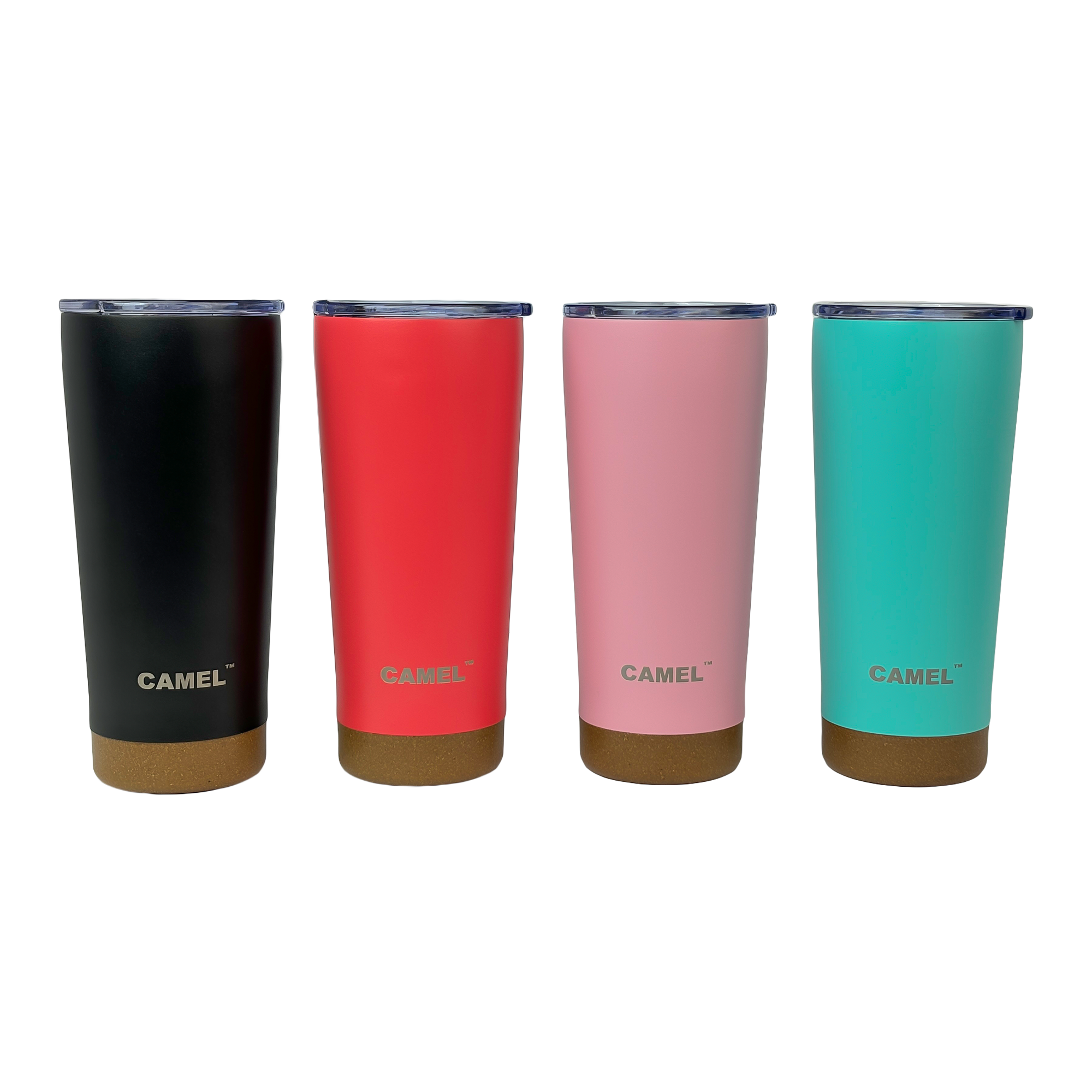 2 IN 1 TRAVEL TUMBLER - BLACK