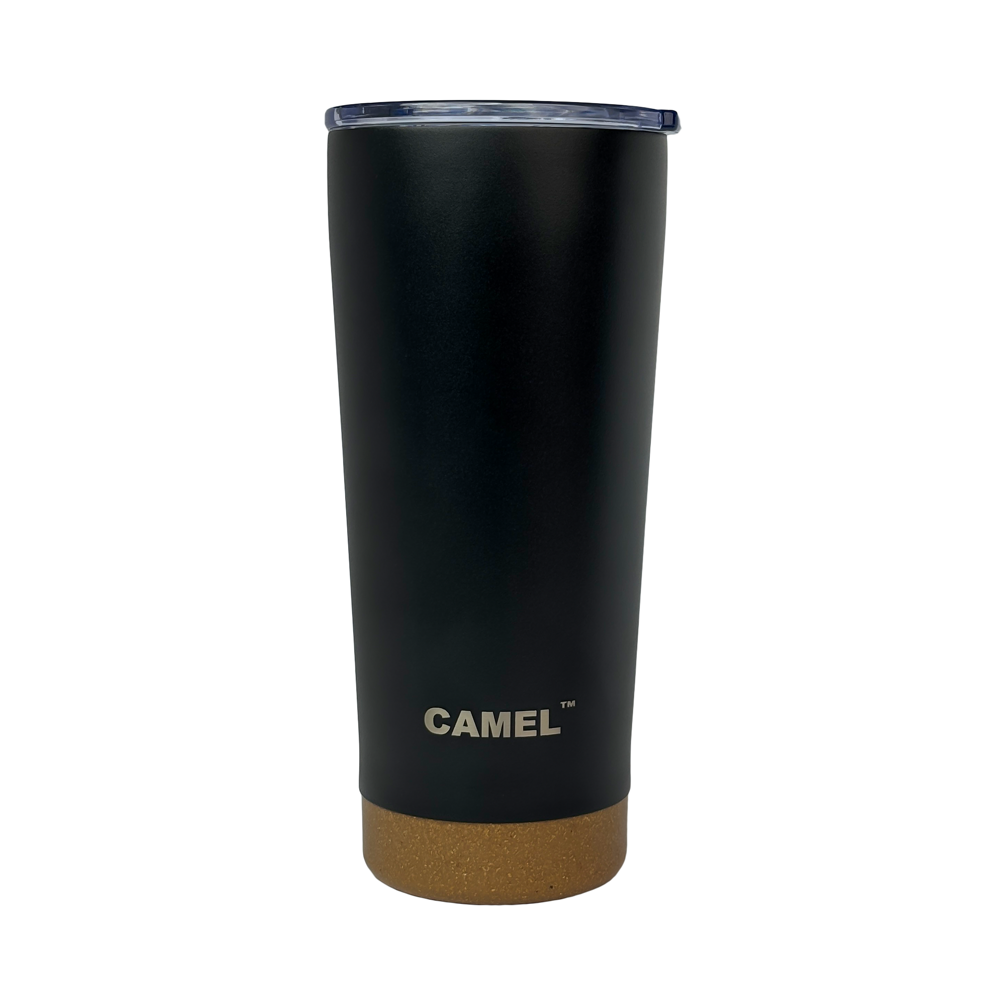 2 IN 1 TRAVEL TUMBLER - BLACK