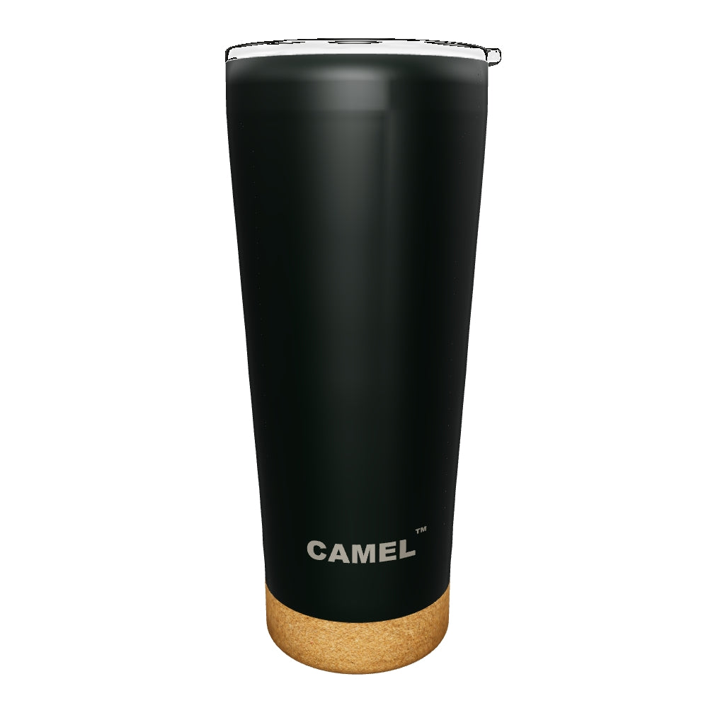2 IN 1 TRAVEL TUMBLER - BLACK