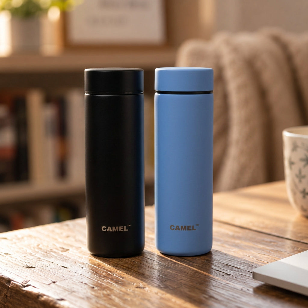 MINI 130 VACUUM FLASK - Set of 2 (Blue & Black)