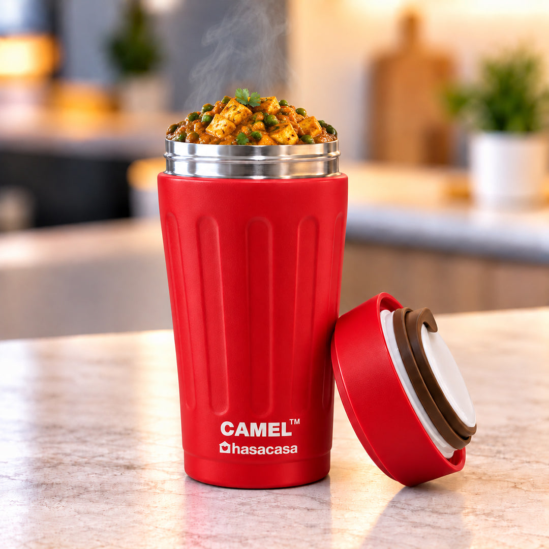 Milo Vacuum Food Jar | 6 Hours Hot 12 Hours Cold - Red