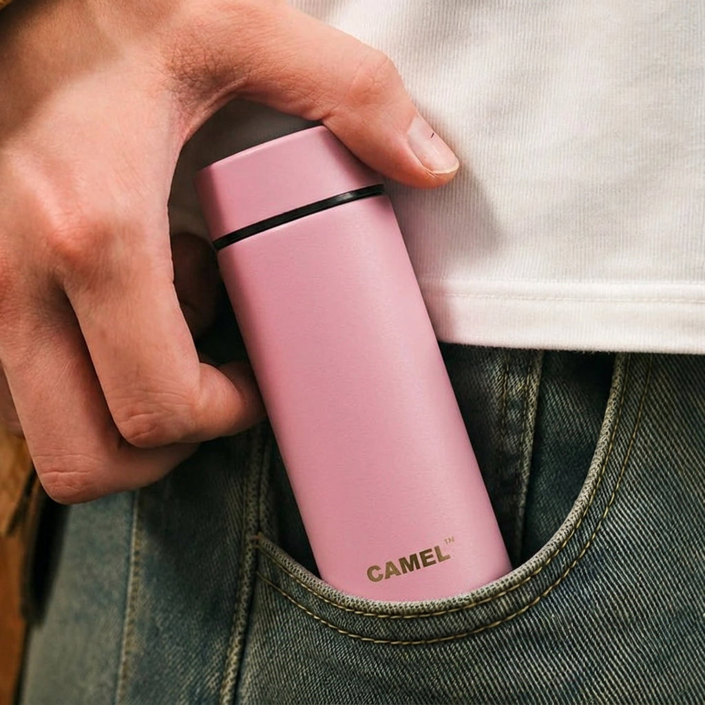 MINI 130 Vacuum Flask - World's Smallest Vacuum Flask - Candy Pink