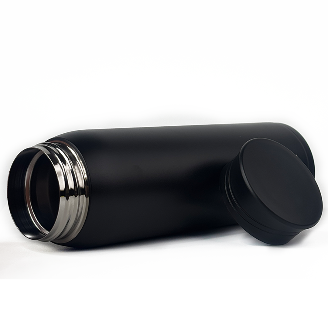Nova Stainless Steel Double Wall Vacuum Water Bottle - Classic Black