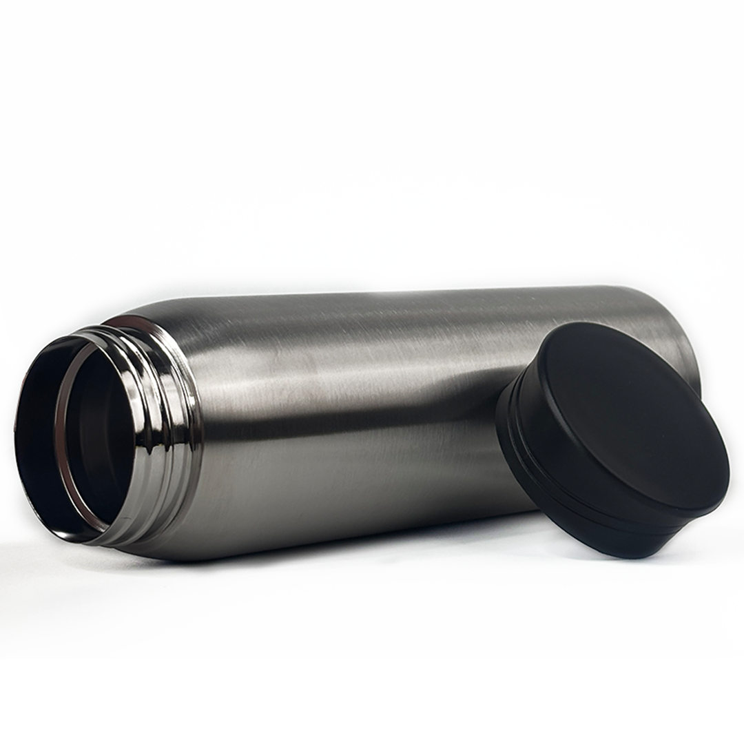 Nova Stainless Steel Double Wall Vacuum Water Bottle - Silver