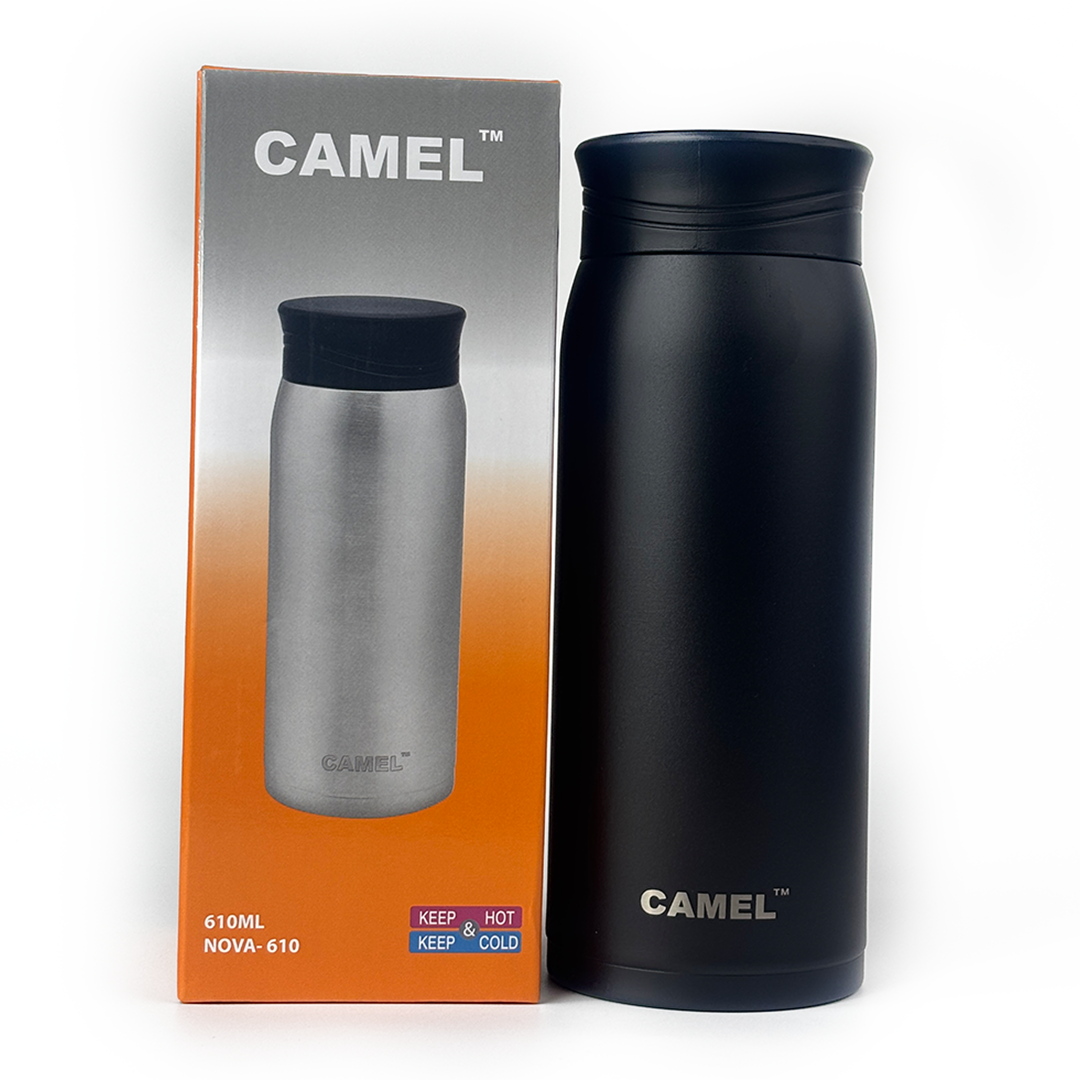 Nova Stainless Steel Double Wall Vacuum Water Bottle - Classic Black