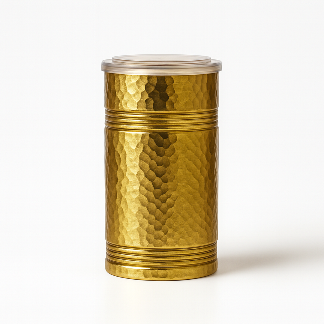 Hammered Jar with Airtight Lid x Eva