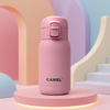 India's Most Smallest - Mojo Hot & Cold 260 ML Mini Vacuum Bottle - Pink