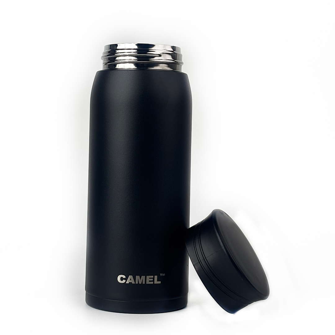 Nova Stainless Steel Double Wall Vacuum Water Bottle - Classic Black