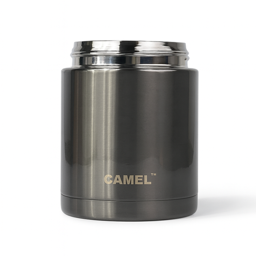Twingo Sambar Jar - 400 ML Stainless Steel Double Wall Vacuum Insulated Food Jar - Set of 2