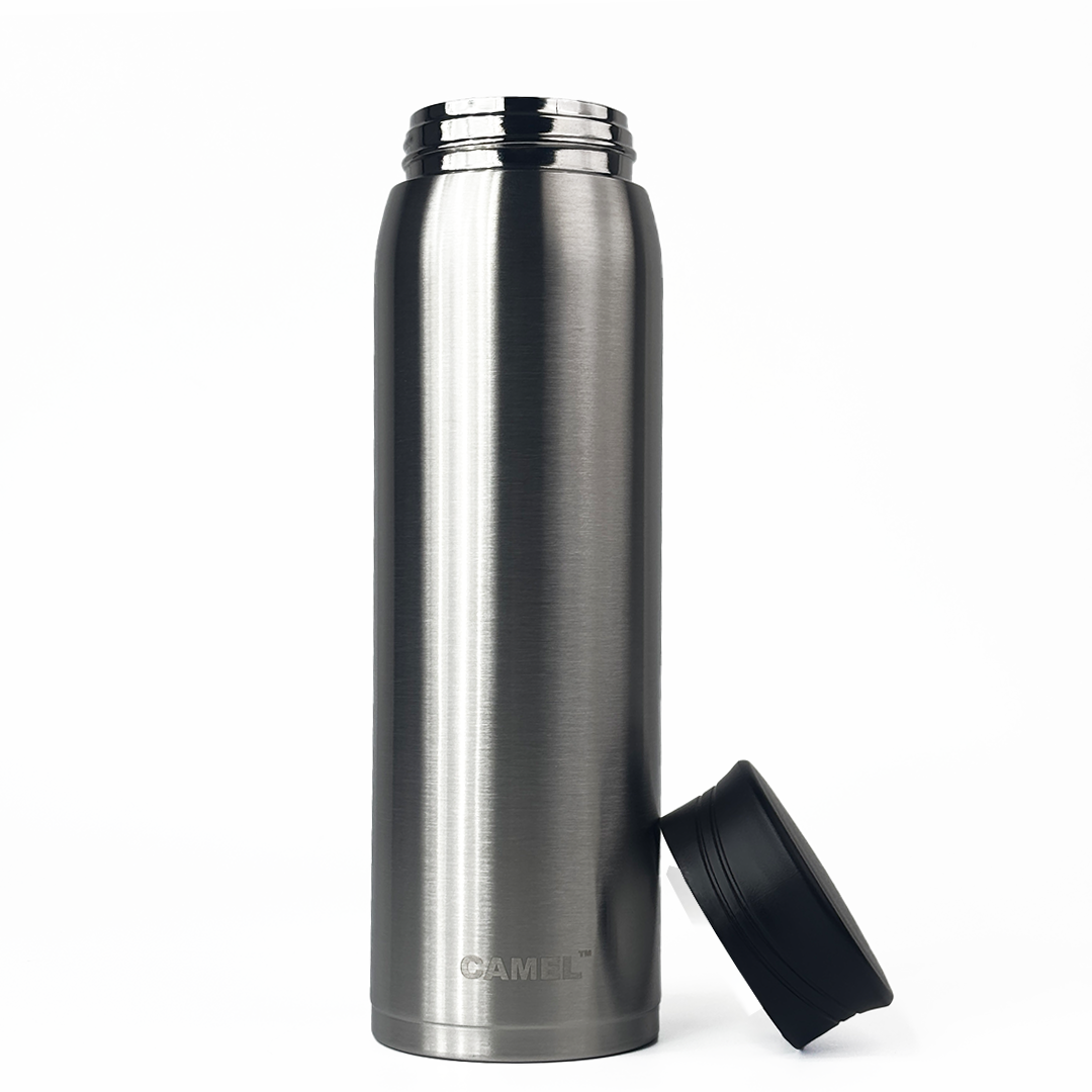 Nova Stainless Steel Double Wall Vacuum Water Bottle - Silver