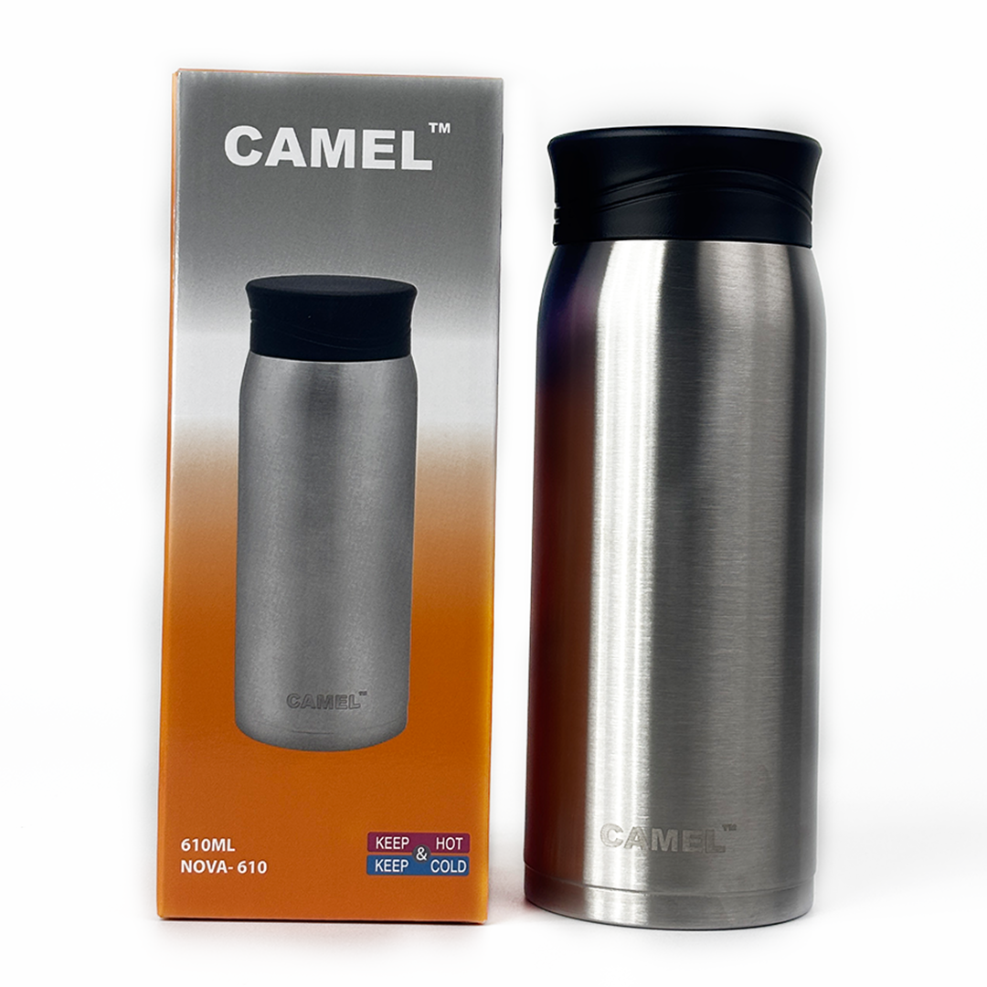 Nova Stainless Steel Double Wall Vacuum Water Bottle - Silver