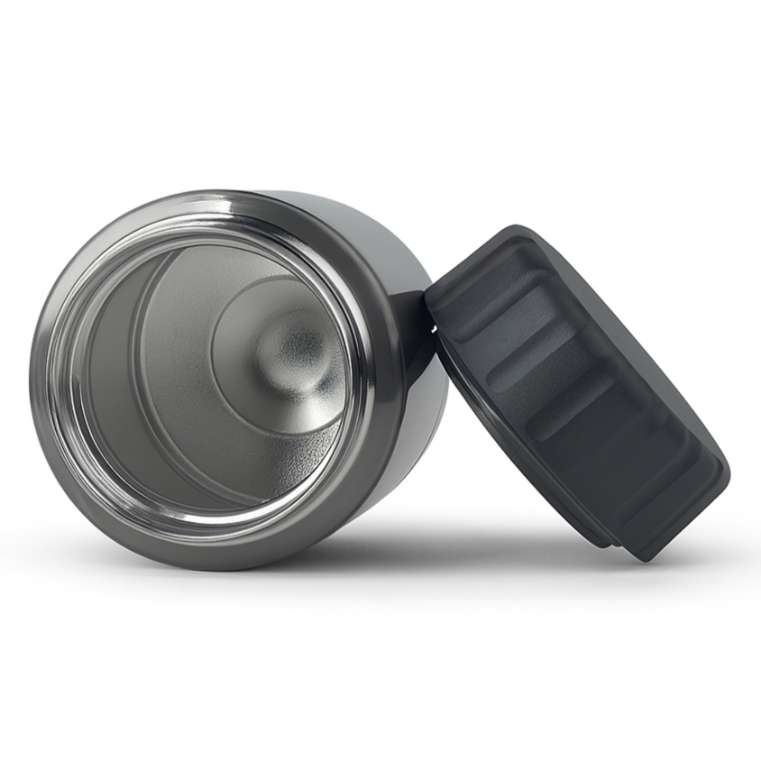 Twingo Sambar Jar - 400 ML Stainless Steel Double Wall Vacuum Insulated Food Jar - Set of 2
