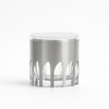 4" Diamond Canister with Airtight Lid x Eva - Silver
