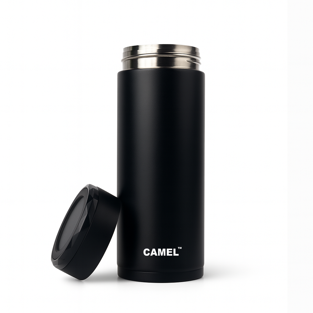 Marvel Stainless Steel Vaccum Insulated Water Bottle - Black