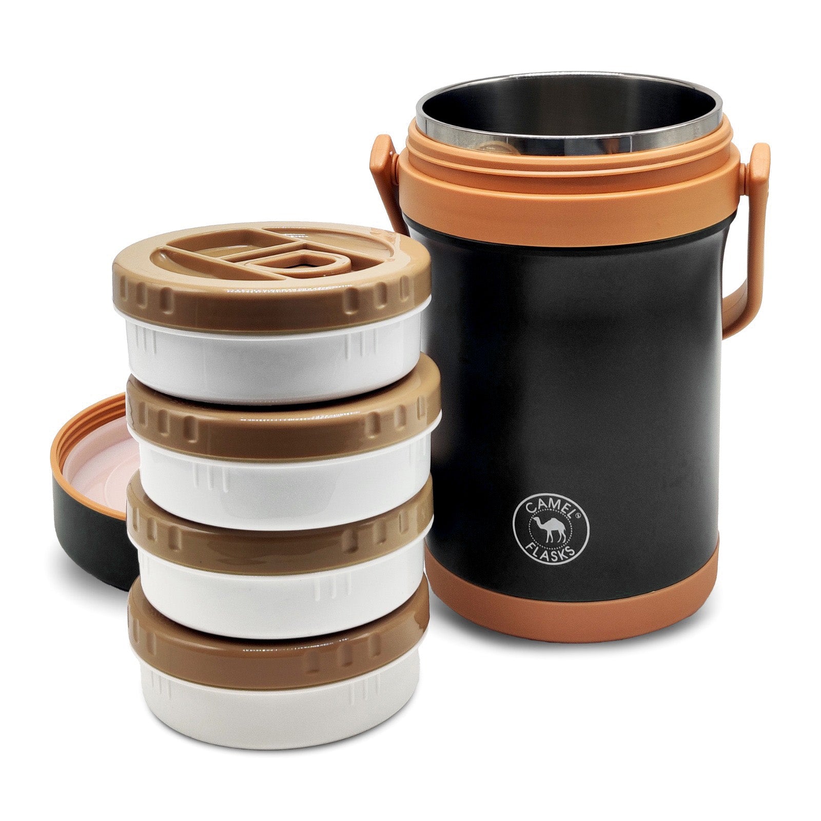 Camel Thermosteel 4 Containers Jumbo Vacuum Tiffin