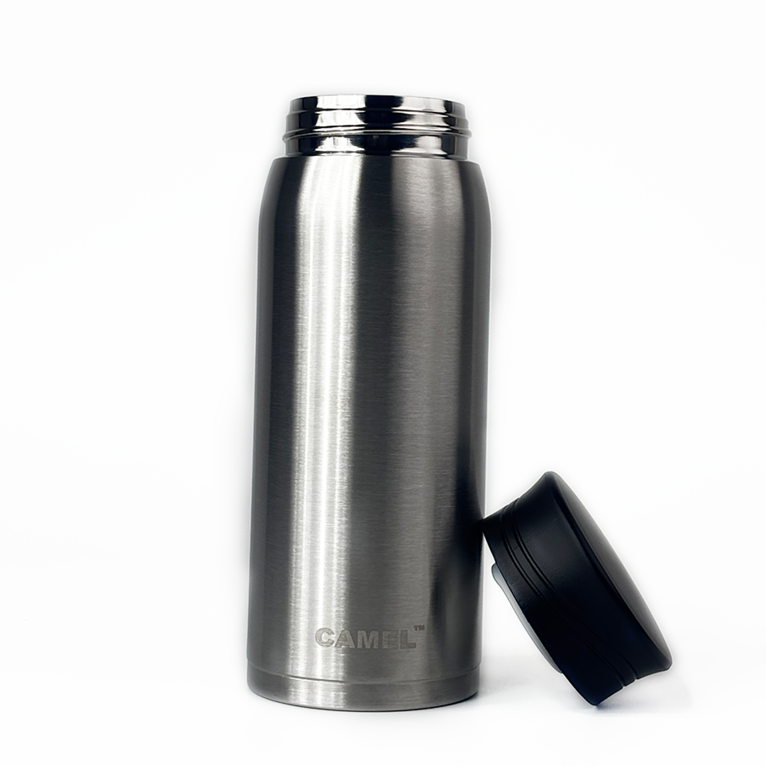 Nova Stainless Steel Double Wall Vacuum Water Bottle - Silver