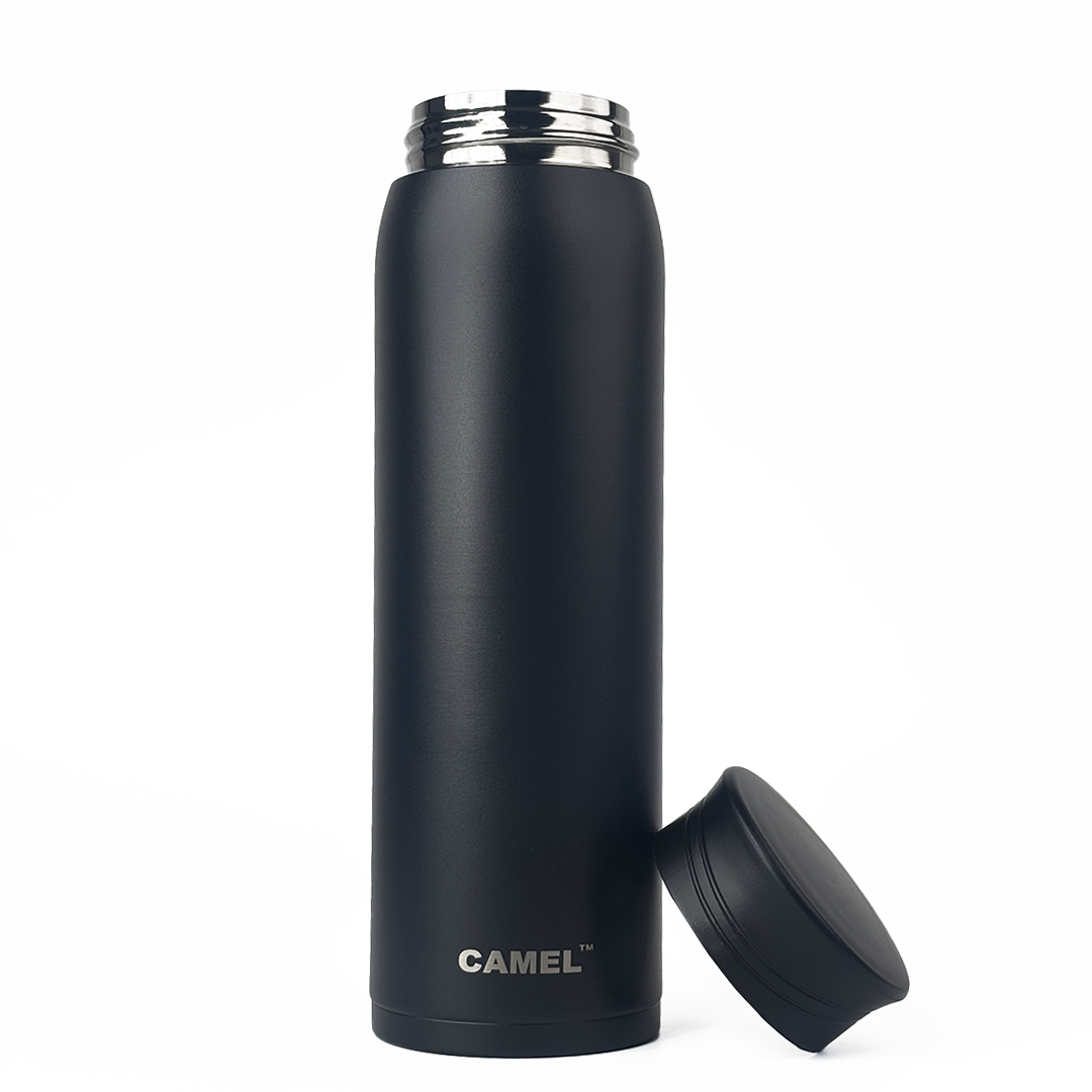 Nova Stainless Steel Double Wall Vacuum Water Bottle - Classic Black