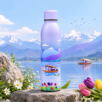 Splash Kashmir’s Tulip Garden UV Printed Vacuum Bottle | 6 Hours Hot & 12 Hours Cold