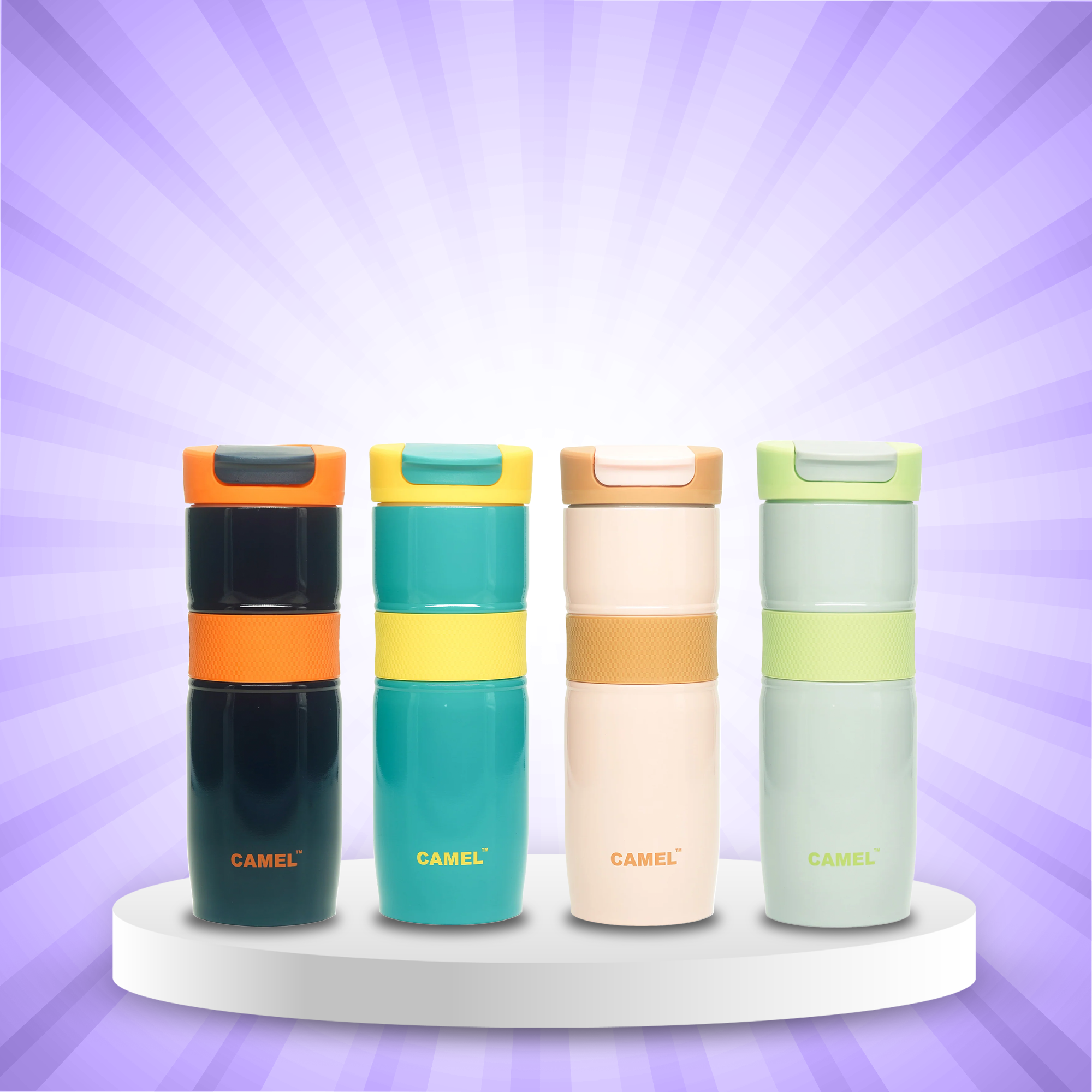Luxura Sports & Gym Vacuum Insulated Hot & Cold Bottle - Set of 4