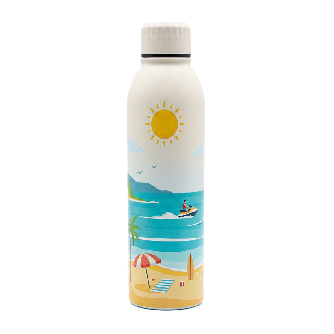 Splash Malibu Beach UV Printed Vacuum Bottle