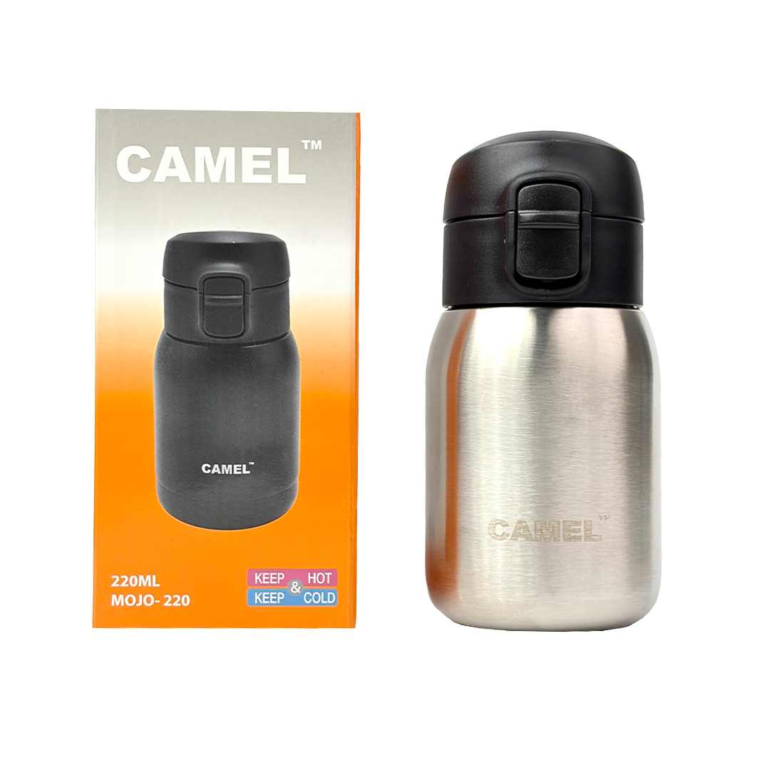 India's Most Smallest - Mojo Hot & Cold 220 ML Mini Vacuum Bottle - Set of 2