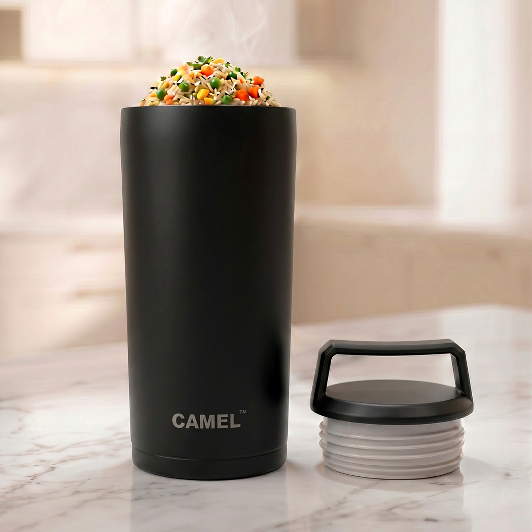 Essentia Vacuum Food Jar - Black