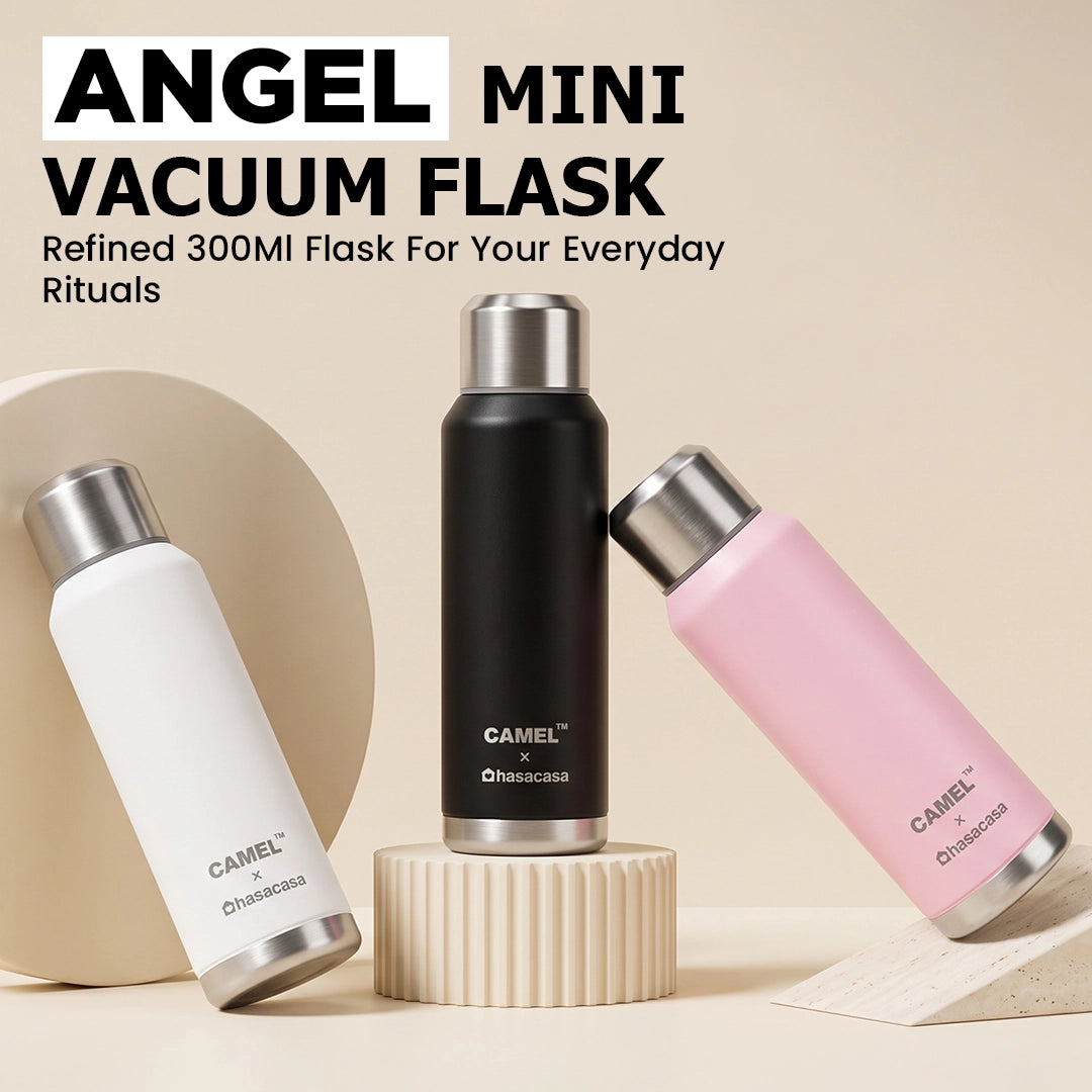 Angel Vacuum Flask – Black