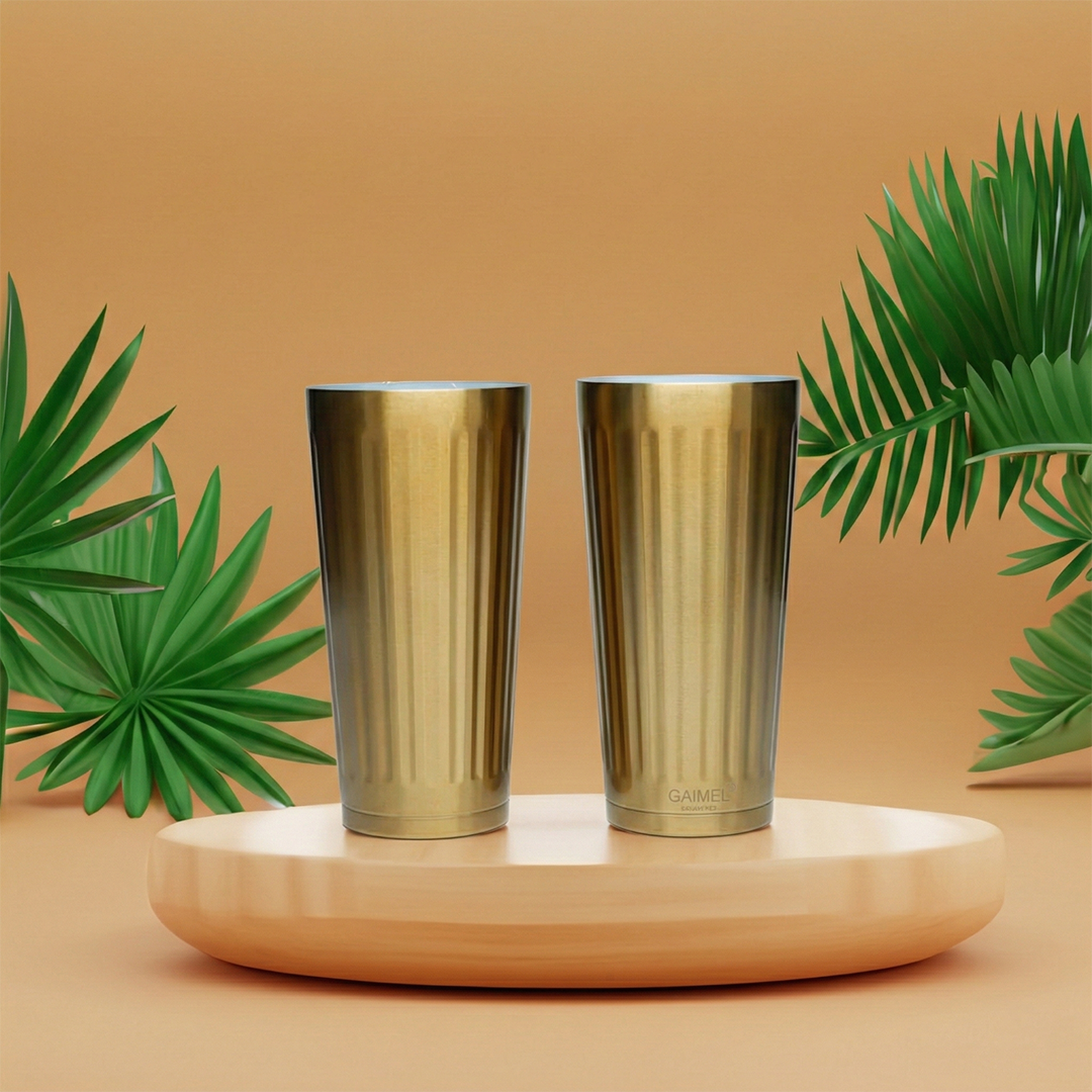 MAGIC GLASS 580 E - GOLD (set of 2)