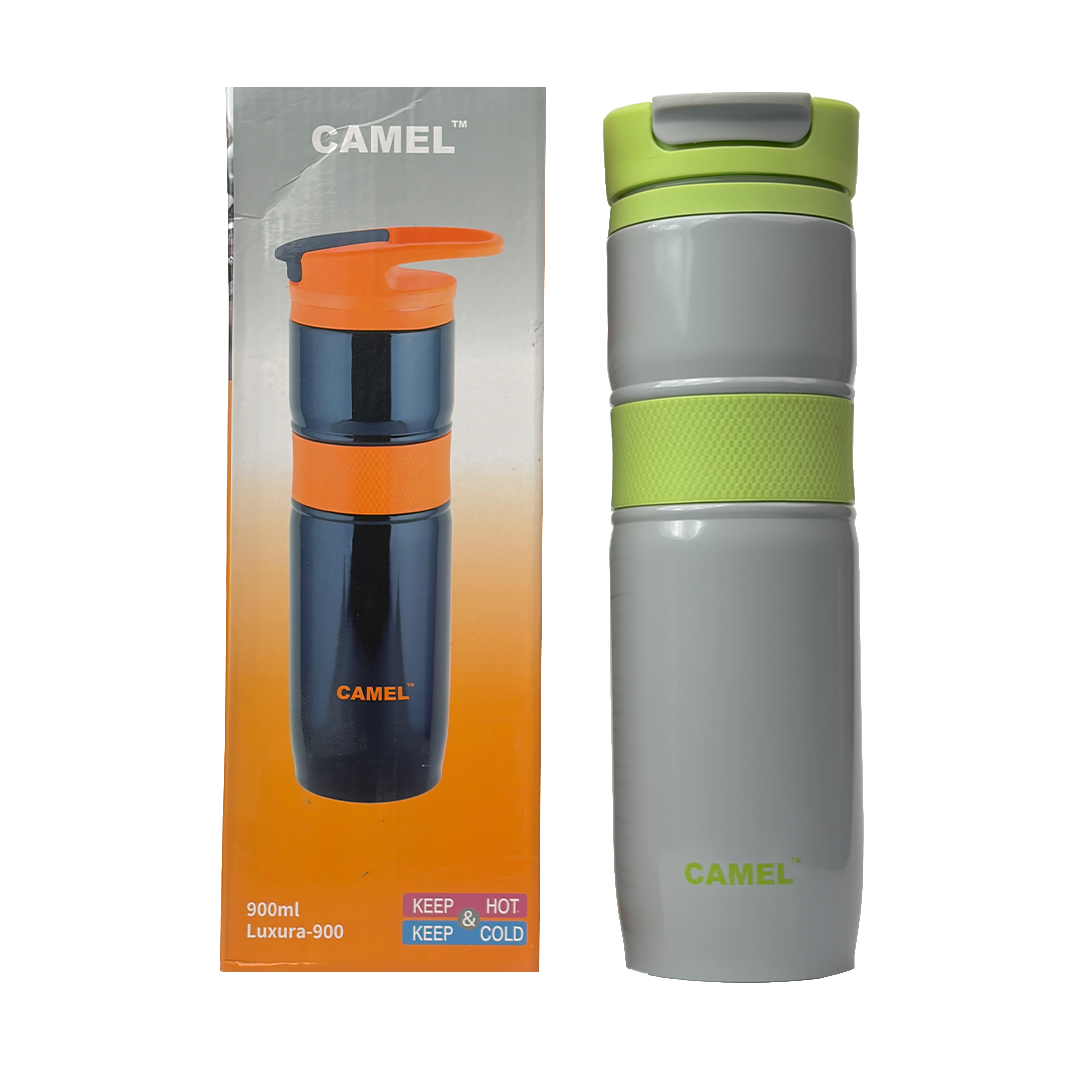 Luxura Sports & Gym Vacuum Insulated Hot & Cold Bottle - Grey