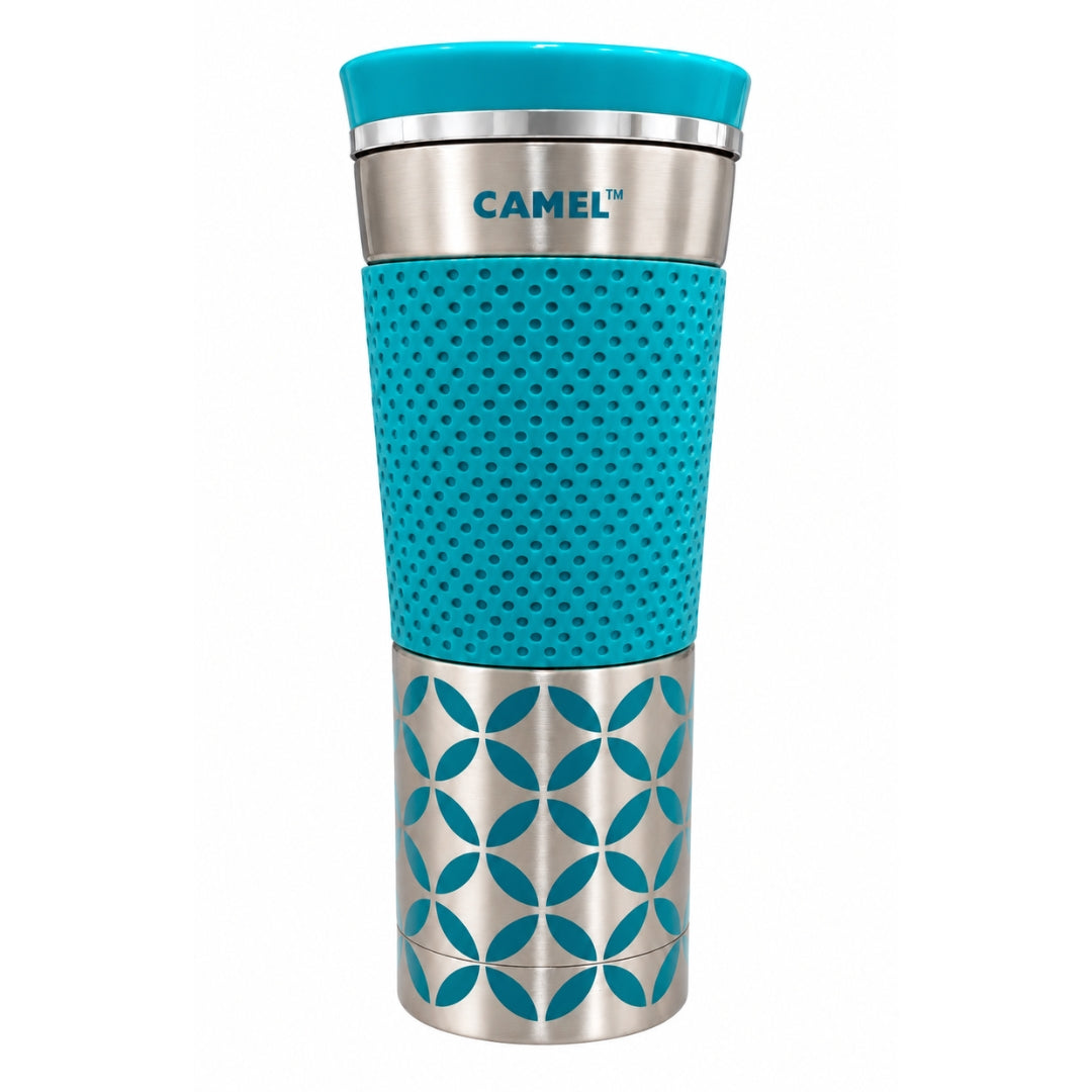 Camel Mahal - Rajasthan Heritage Designer Vacuum Tumbler (Jodhpuri Blue)