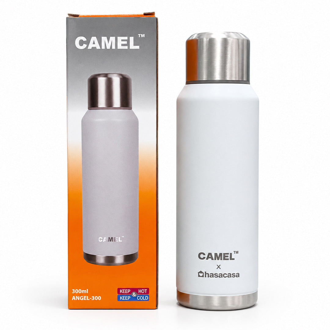 Angel Vacuum Flask – Grey