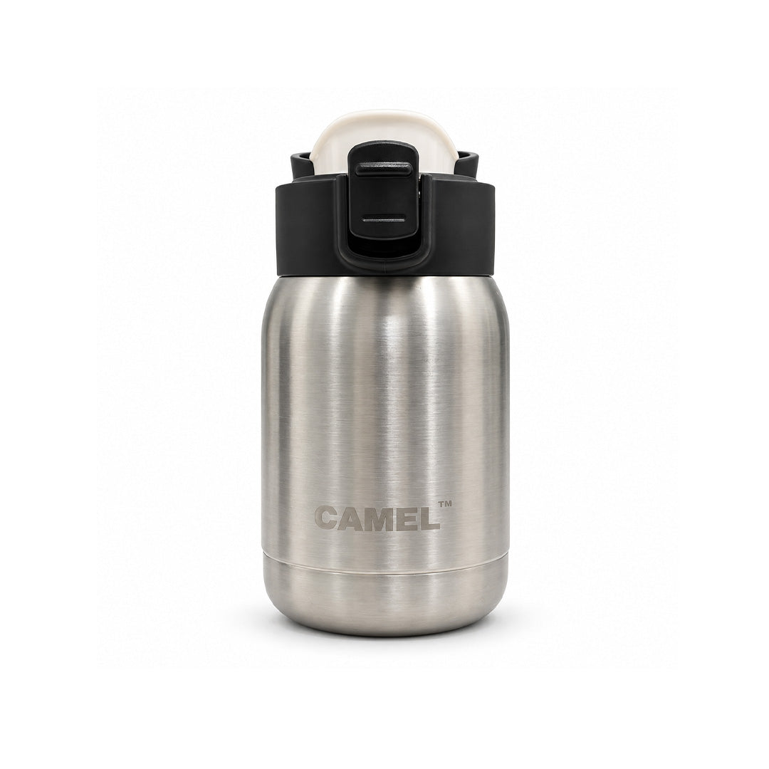 Personalised Mojo Hot & Cold 180 ML Mini Vacuum Bottle - Silver
