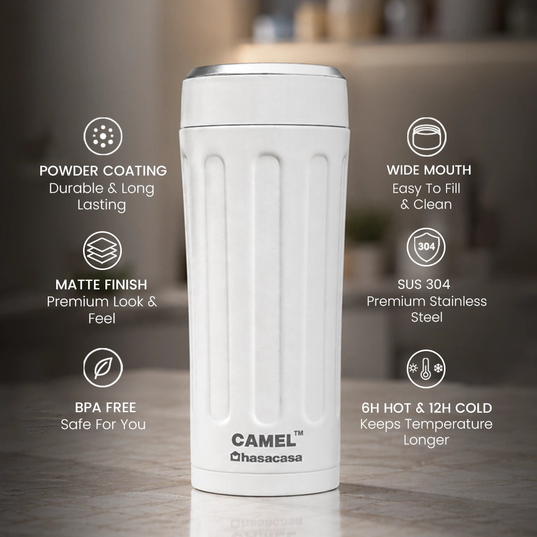 Milo Vacuum Food Jar Combo | 340ml + 340ml | 6 Hours Hot 12 Hours Cold - Set of 2