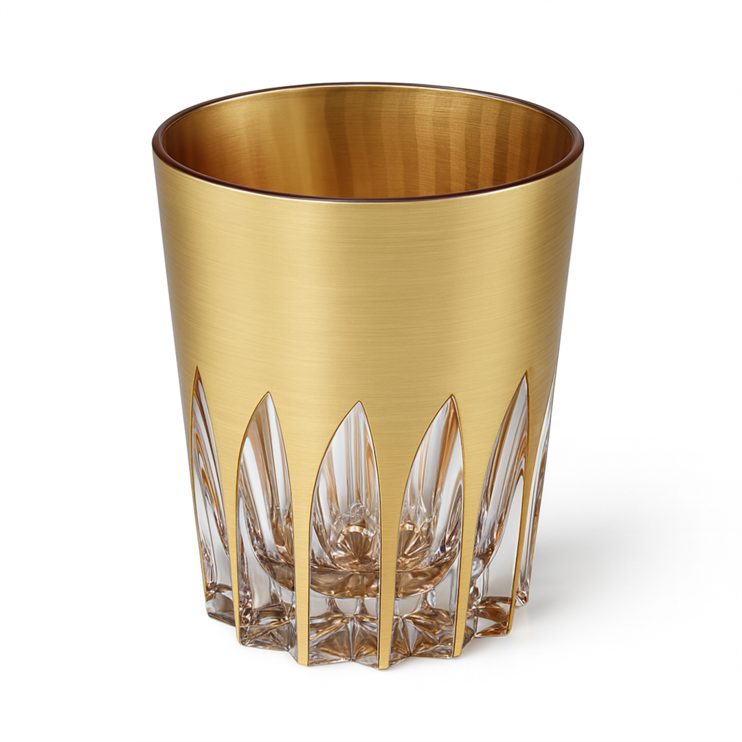 4" Diamond Glass - Set of 6 x Eva