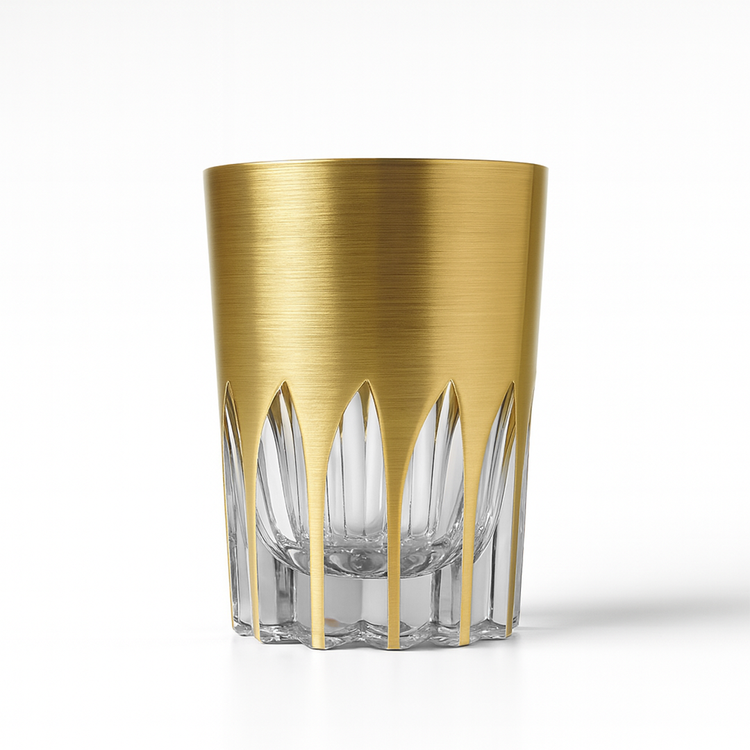 4" Diamond Glass - Set of 6 x Eva