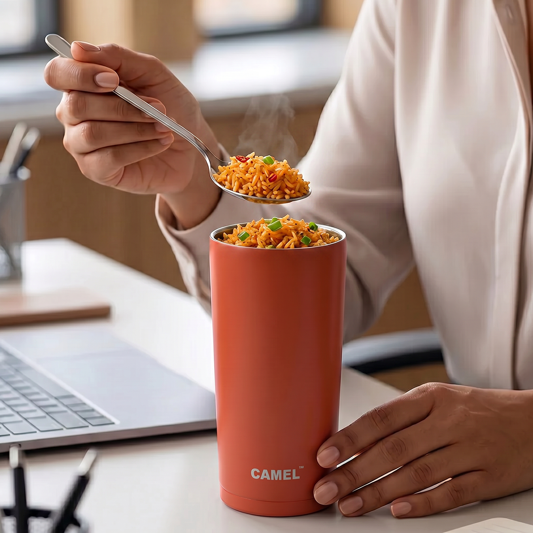Essentia Vacuum Food Jar - Orange