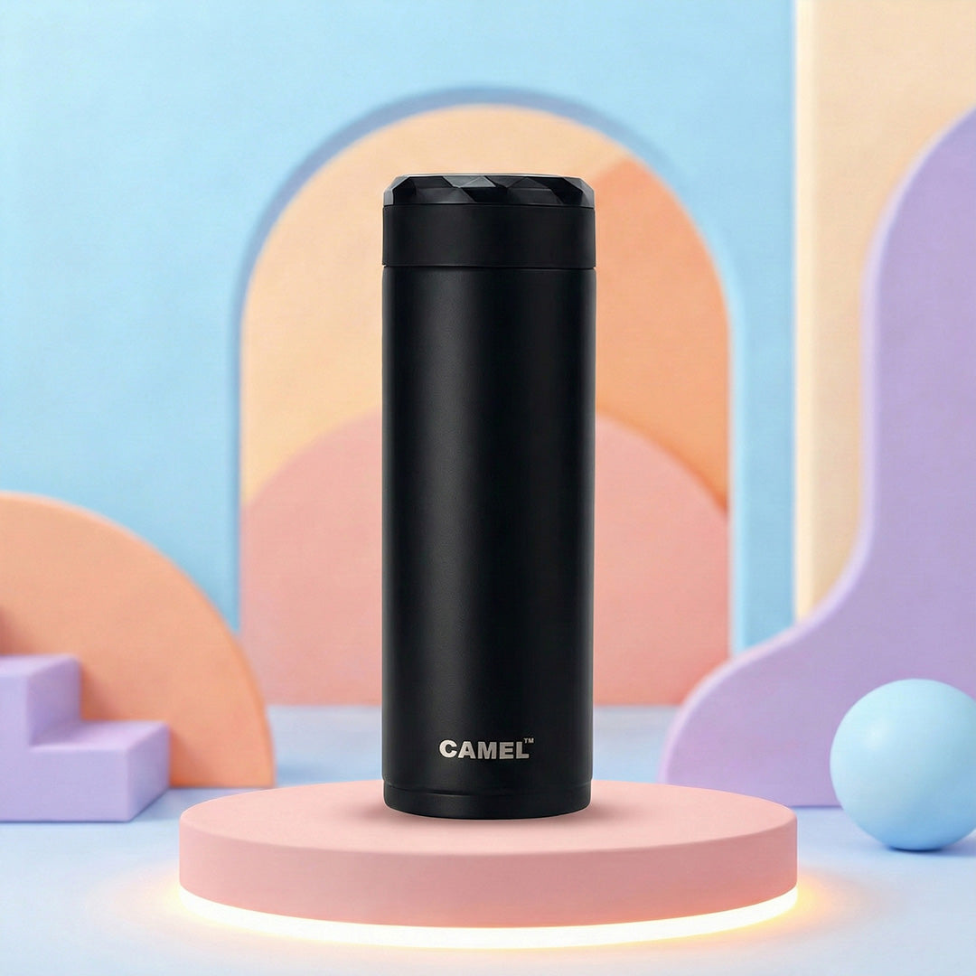 Marvel Stainless Steel Vaccum Insulated Water Bottle - 610ml Black