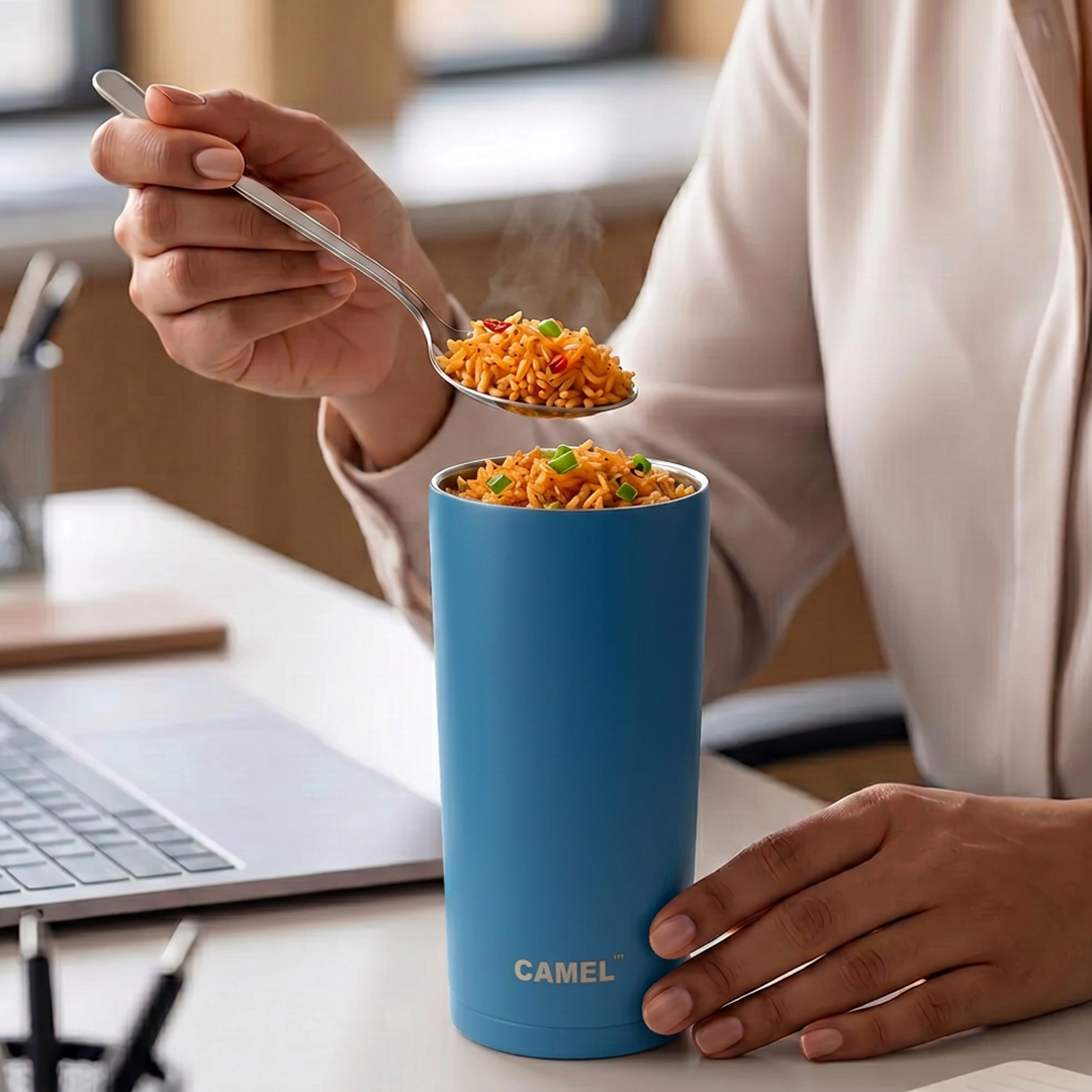 Essentia Vacuum Food Jar - Blue