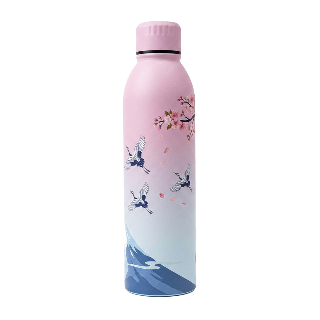 Splash Japan Cherry Blossom UV Printed Vacuum Bottle