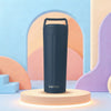 Essentia Quickflip Double Wall Vacuum Tumbler with Stylish Handle - Midnight Blue