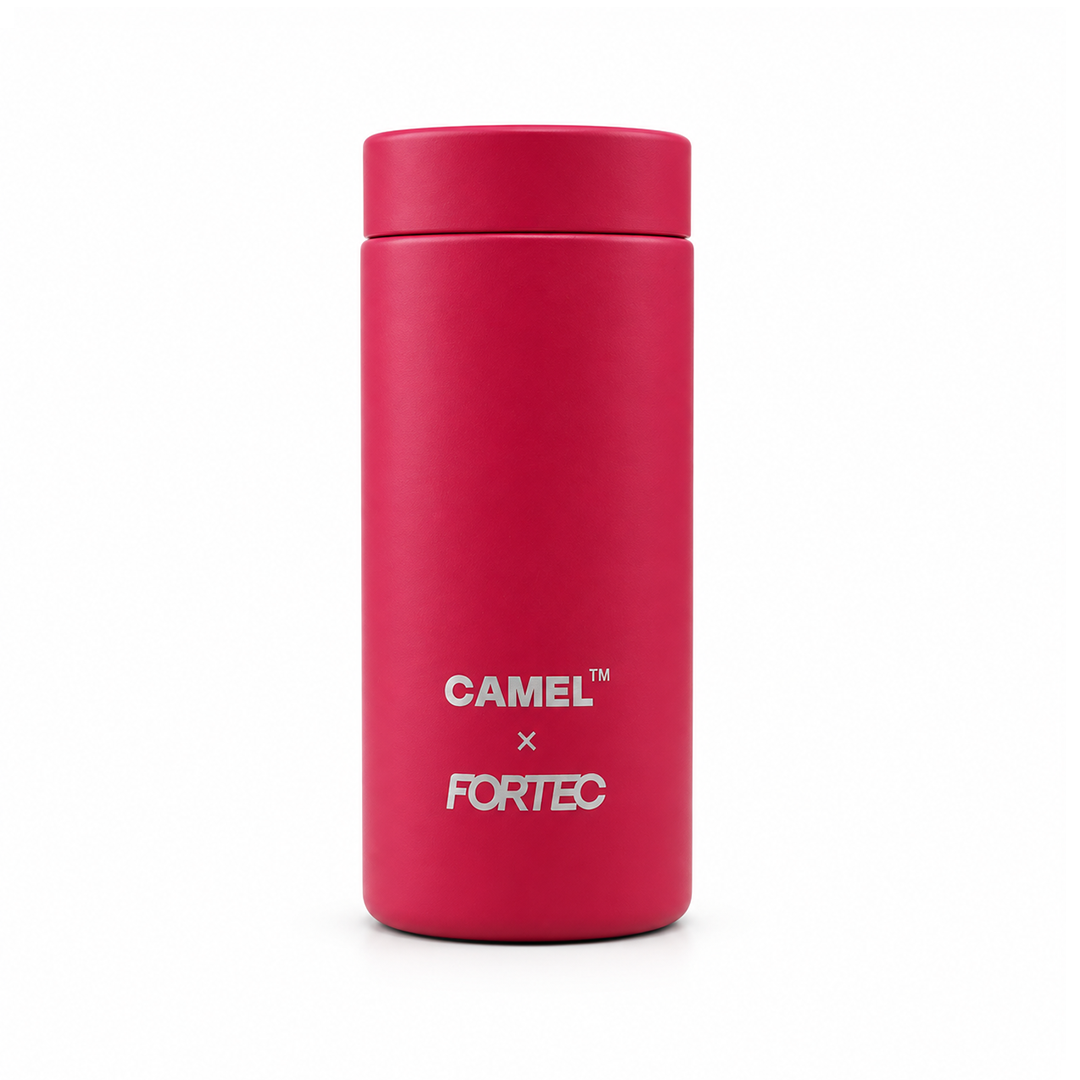 Personalisd Ample Pocket Size Mini Vacuum Flask - Hot Pink