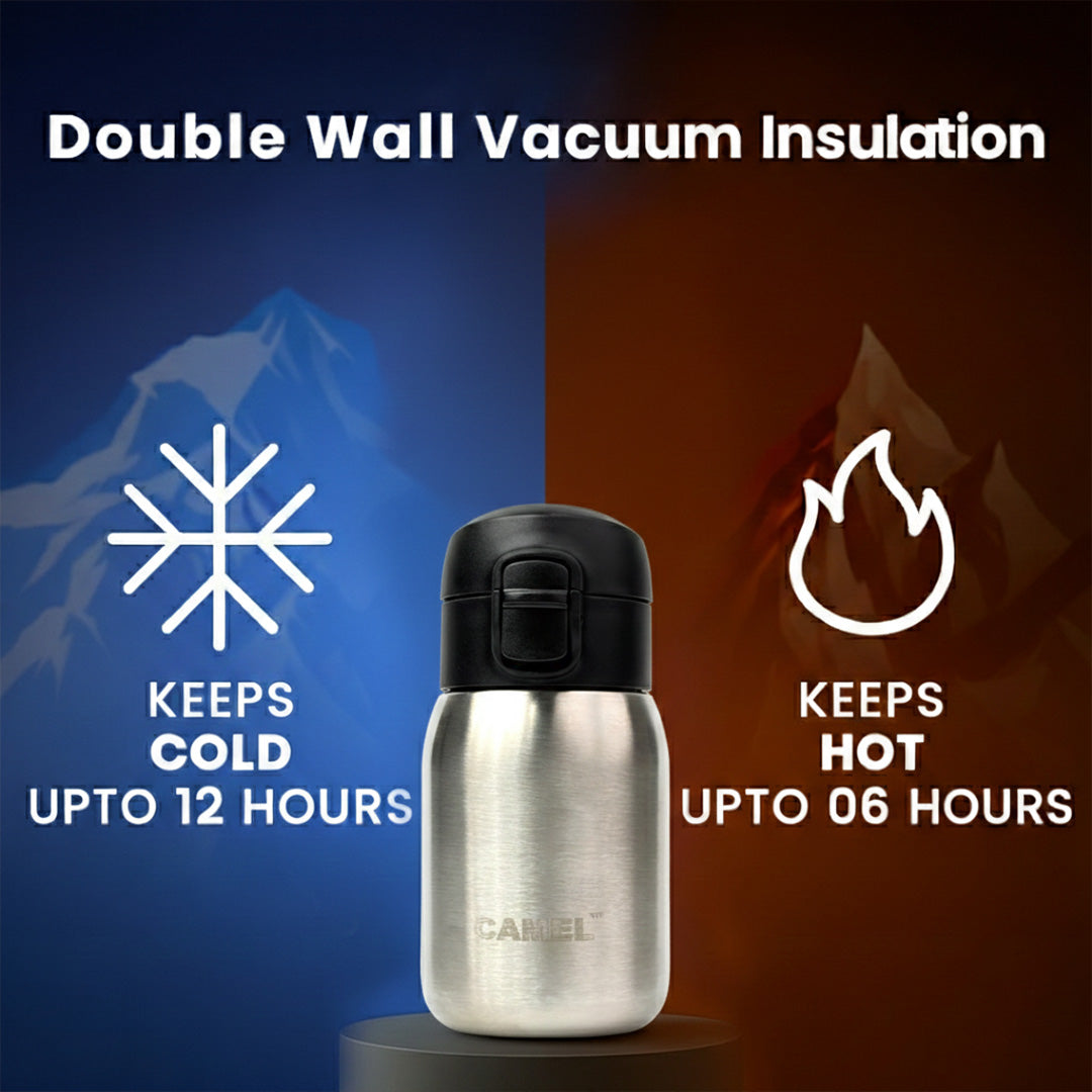 Mojo 220 ML & Mini 130 ML Mini Vacuum Bottle Combo - Black