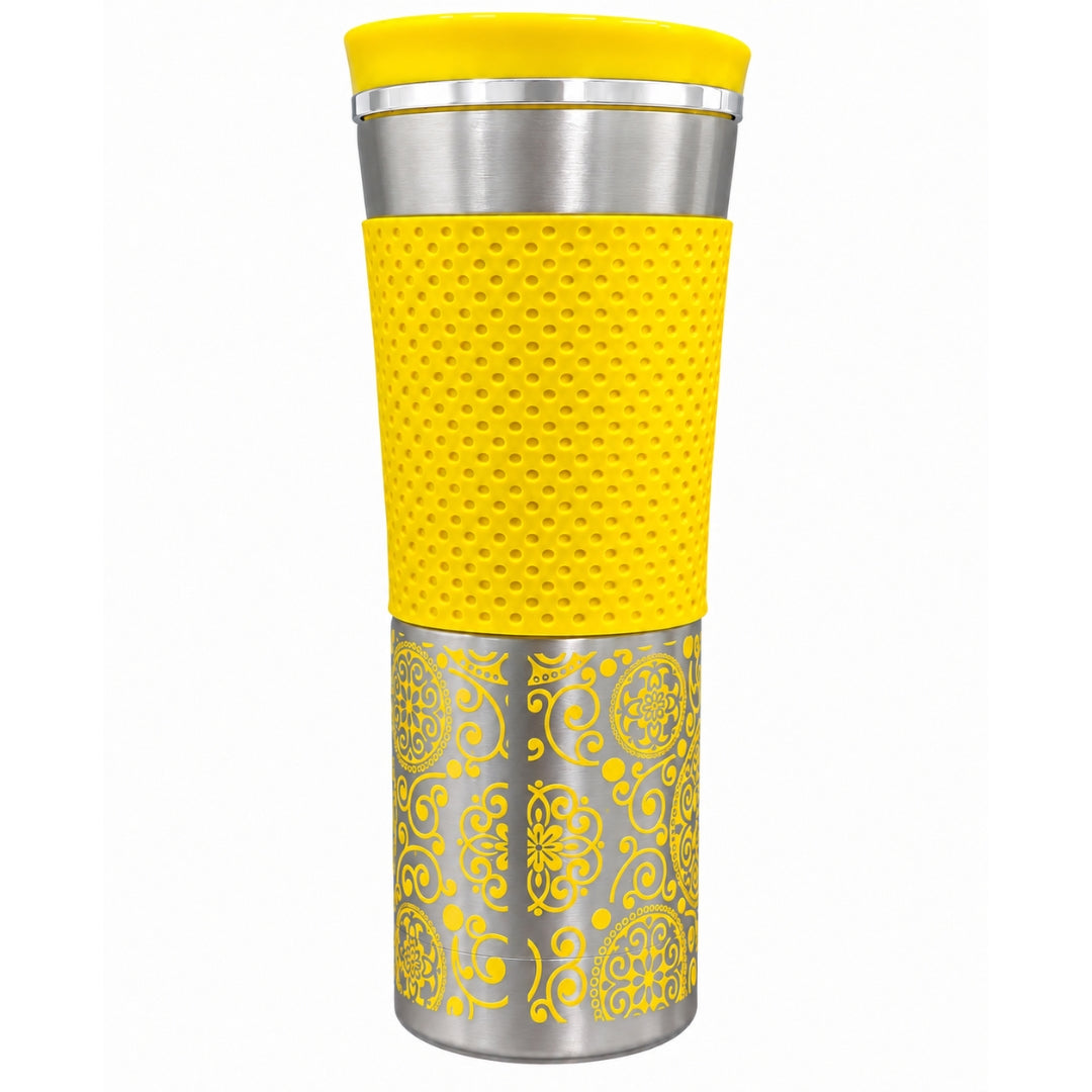 Camel Mahal - Rajasthan Heritage Designer Vacuum Tumbler (Jaisalmer Yellow)