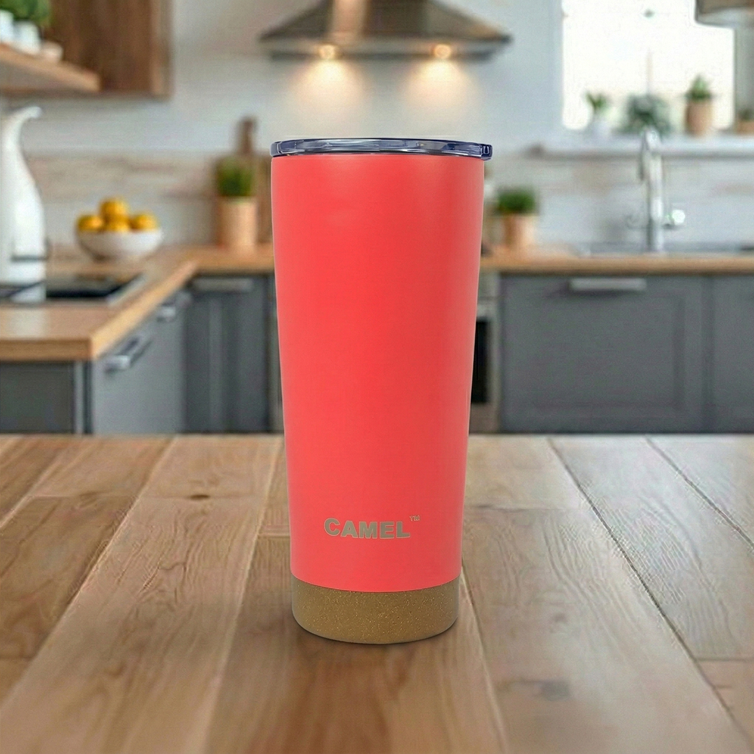 2 IN 1 TRAVEL TUMBLER - RED