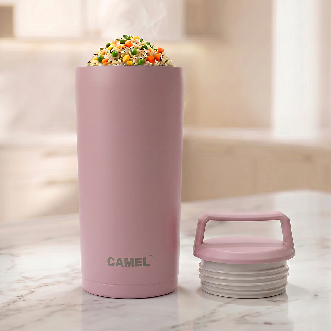 Essentia Vacuum Food Jar - Pink