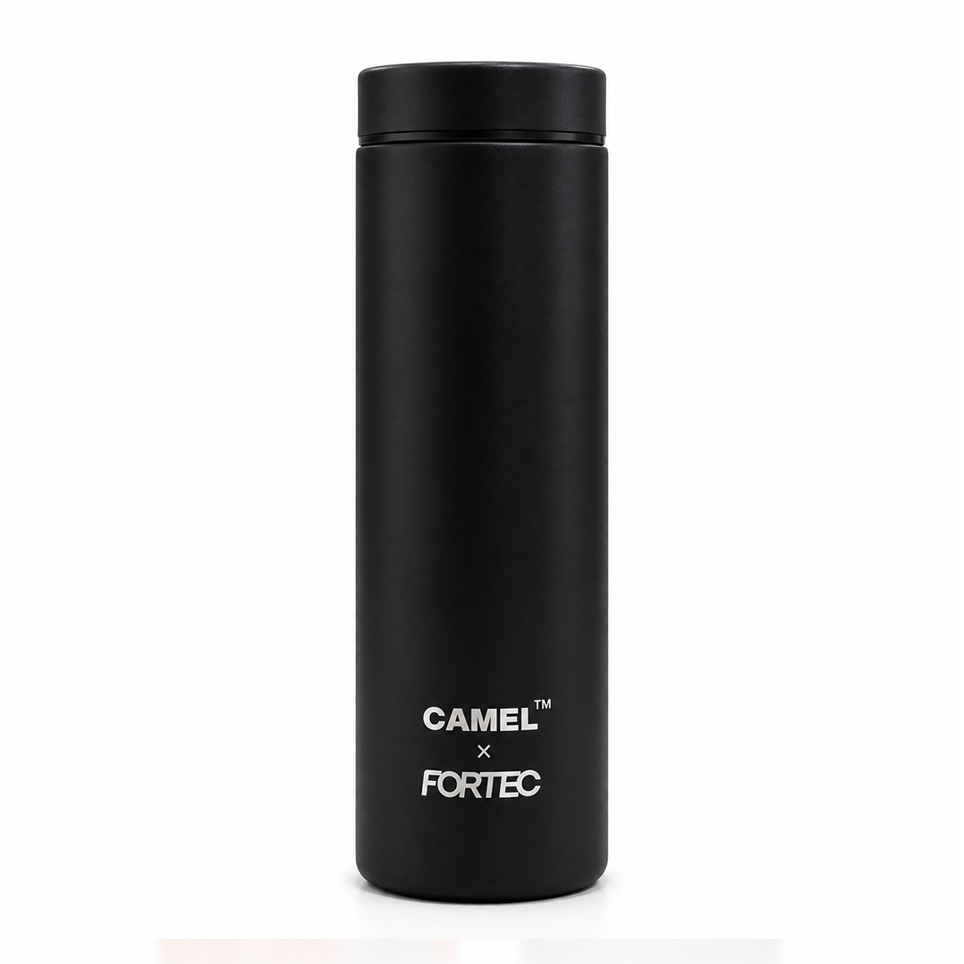 Ample Pocket Size Mini Vacuum Flask - Black