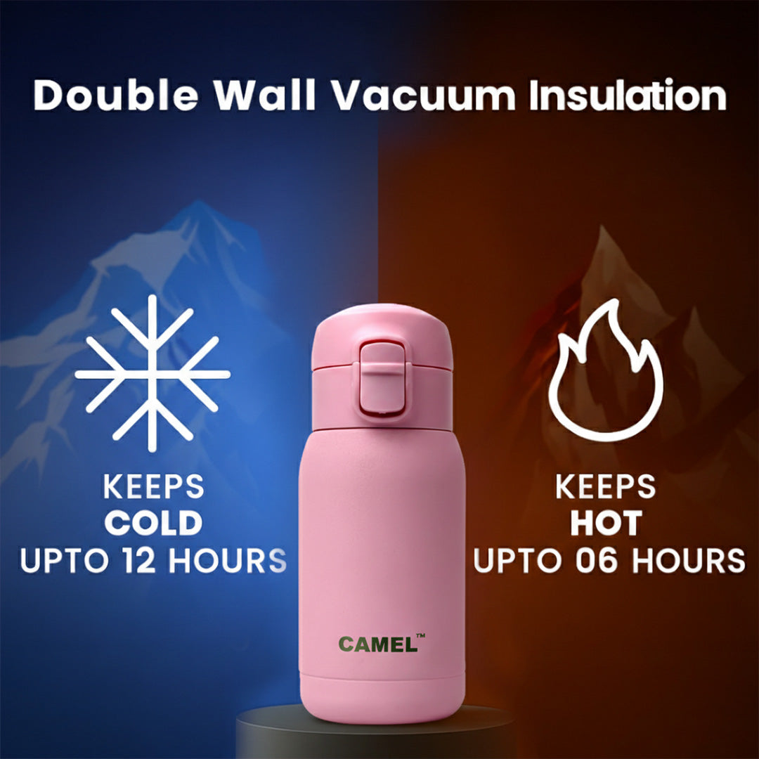 Mojo 260 ML & Mini 130 ML Mini Vacuum Bottle Combo - Pink