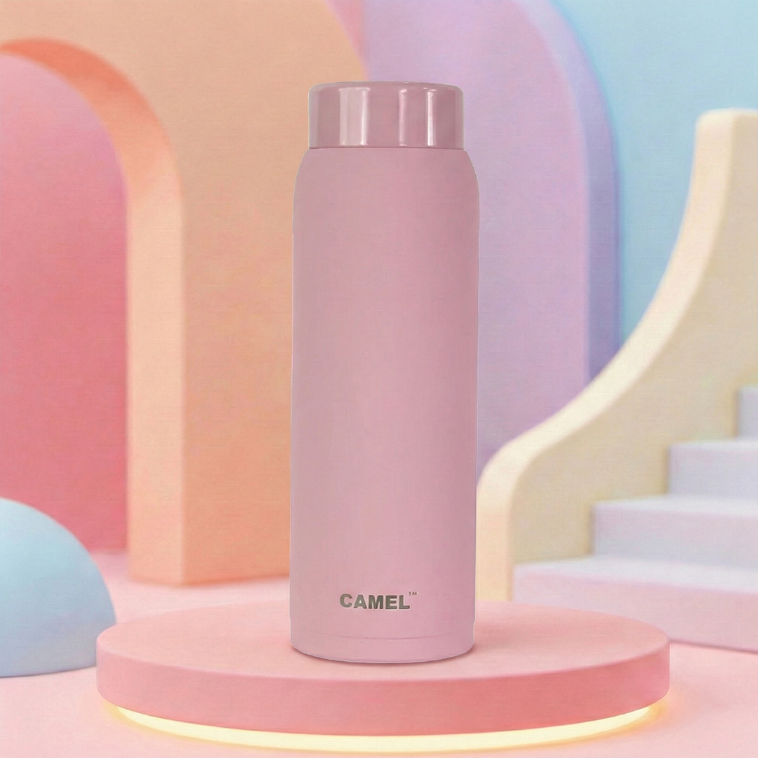 Vibrant Bright Vacuum Bottle - Pink