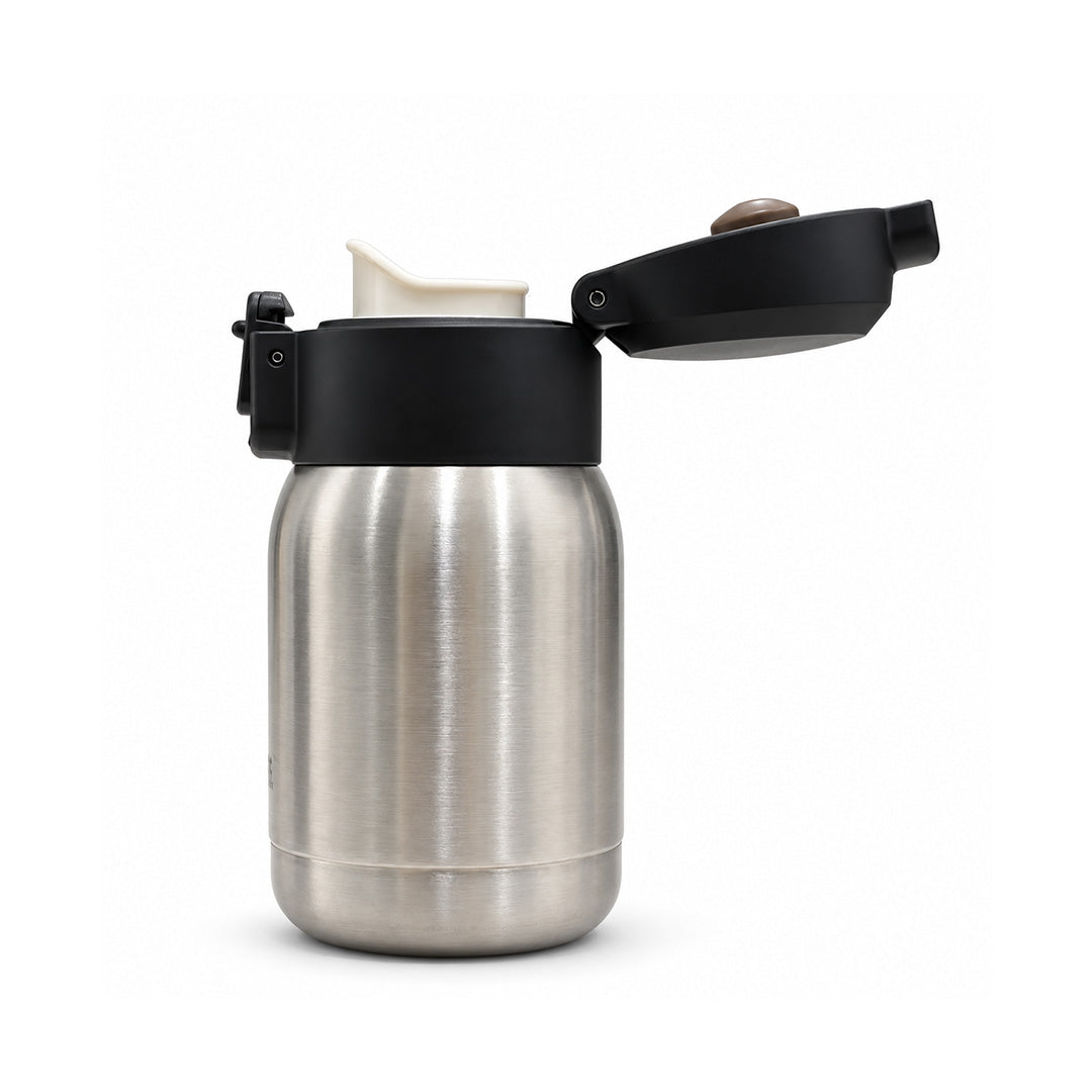 Personalised Mojo Hot & Cold 180 ML Mini Vacuum Bottle - Silver