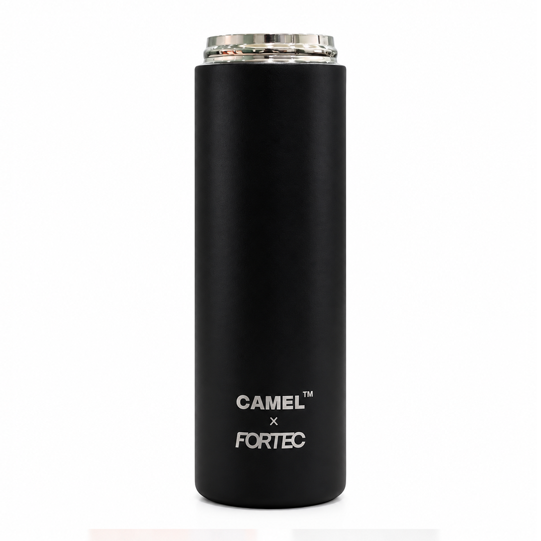 Ample Pocket Size Mini Vacuum Flask - Black